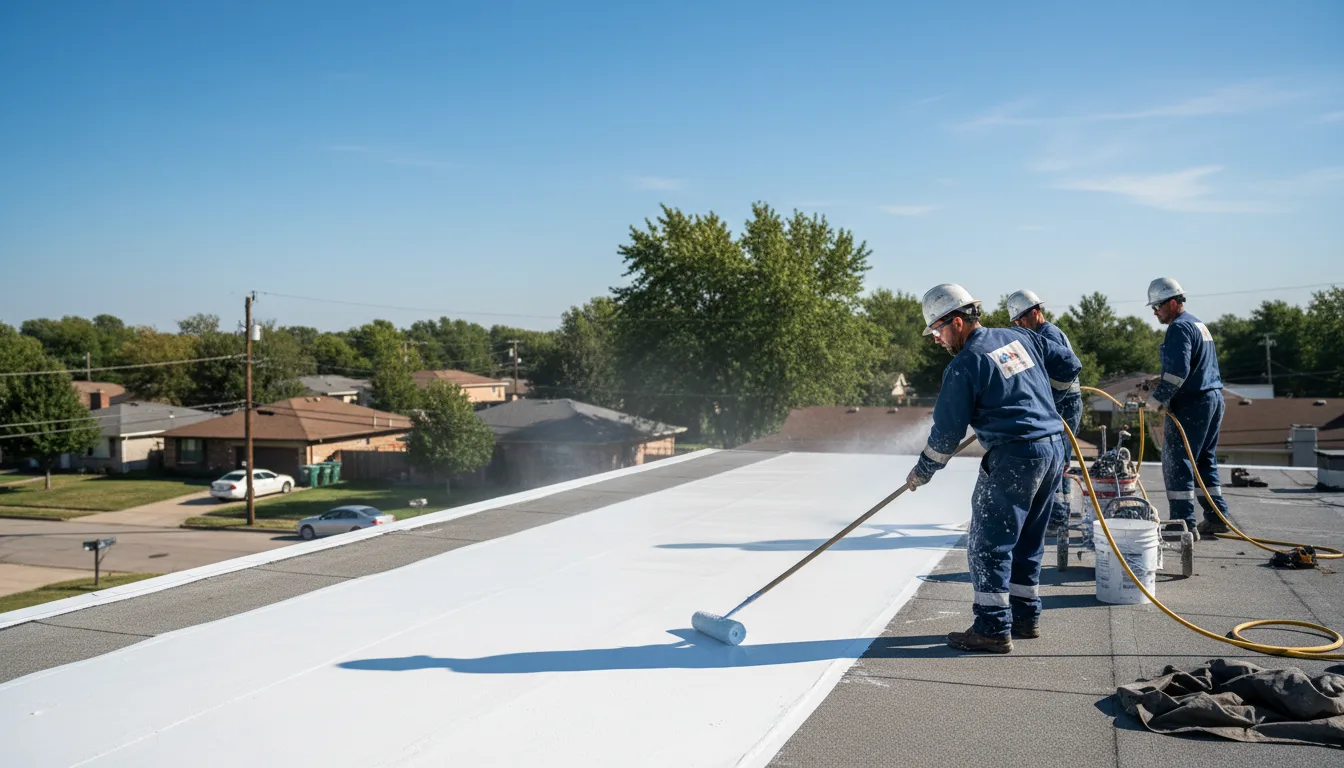 Commercial roof coating in Greenport, NY near me